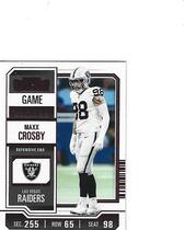 2023 Panini Contenders Game Ticket Red #56 Maxx Crosby