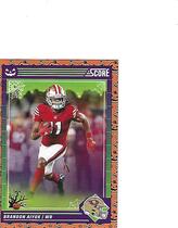 2024 Score Score-A-Treat Orange Pumpkin #245 Brandon Aiyuk