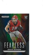 2024 Panini Prizm Draft Picks Fearless #9 Brock Bowers