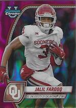 2024 Bowman Chrome University Pink Lava Refractor #200 Jalil Farooq