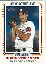 2023 Topps Heritage High Number Award Winners #AW-4 Justin Verlander