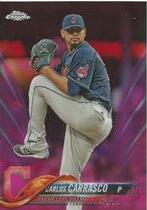 2018 Topps Chrome Pink Refractor #173 Carlos Carrasco