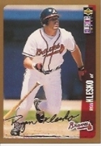 1996 Upper Deck Collectors Choice Gold Signature #460 Ryan Klesko
