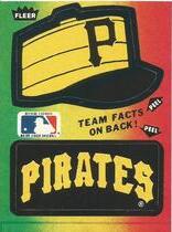 1984 Fleer Team Stickers (Red Back) #NNO Pirates (Hat)
