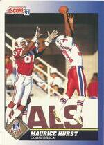 1991 Score Base Set #67 Maurice Hurst