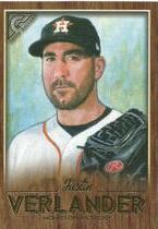 2018 Topps Gallery Wood #63 Justin Verlander