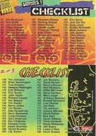 1994 Stadium Club Base Set #CL2 Checklist Series 1