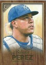 2018 Topps Gallery Wood #123 Salvador Perez