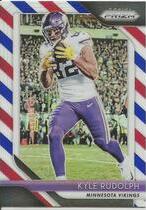 2018 Panini Prizm Prizm Red White and Blue #81 Kyle Rudolph