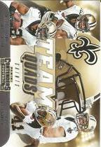2018 Panini Contenders Team Quads #TQ-5 Alvin Kamara|Drew Brees|Mark Ingram|Michael Thomas