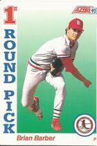 1992 Score Base Set #803 Brian Barber