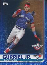 2019 Topps Opening Day Blue Foil #130 Lourdes Gurriel Jr.