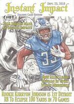 2019 SAGE Hit Premier Draft #52 Kerryon Johnson