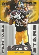 2019 Score Fantasy Stars #FS-18 James Conner
