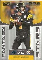 2019 Score Fantasy Stars #FS-3 Ben Roethlisberger