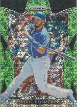 2019 Panini Prizm Prizm Lime Green Donut Circles #285 Eric Hosmer