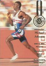 1996 Upper Deck USA Olympicards #105 Michael Johnson