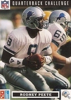 1991 Dominos Quarterbacks #8 Rodney Peete