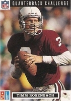 1991 Dominos Quarterbacks #20 Timm Rosenbach