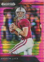 2019 Panini Prizm Draft Picks Pink Pulsar Prizm #9 Andrew Luck