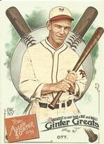 2019 Topps Allen & Ginter Ginter Greats #GG-29 Mel Ott