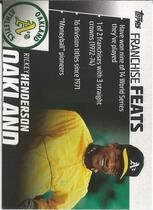 2019 Topps Franchise Feats #FF-20 Rickey Henderson