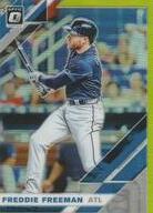 2019 Donruss Optic Lime Green #175 Freddie Freeman