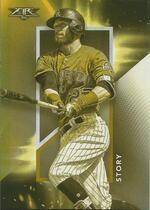 2019 Topps Fire En Fuego Gold Minted #EF-16 Trevor Story
