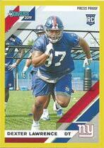 2019 Donruss Press Proof Yellow #257 Dexter Lawrence