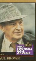 1991 ENOR Pro Football HOF #18 Paul Brown