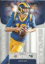 2019 Score Fantasy Stars #FS-5 Jared Goff