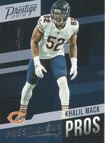 2019 Panini Prestige Prestigious Pros #9 Khalil Mack