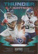 2019 Playoff Thunder and Lightning #9 Corey Davis|Derrick Henry