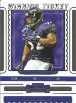 2019 Panini Contenders Winning Ticket #WT-5 Ray Lewis