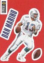 1996 Upper Deck Collectors Choice Stick-Ums #1 Dan Marino