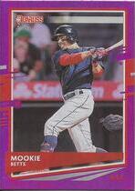 2020 Donruss Holo Purple #77 Mookie Betts