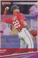 2020 Donruss Holo Purple #162 Juan Soto