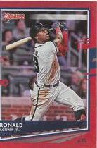 2020 Donruss Holo Red #170 Ronald Acuna Jr.