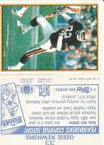 1985 Topps Coming Soon Stickers #33 Ozzie Newsome