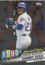 2020 Topps Decades Best Chrome #DBC-65 Sammy Sosa