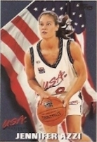 1996 Topps USA Women's National Team #1 Jennifer Azzi