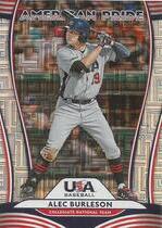 2020 Donruss American Pride USA Baseball Vector #19 Alec Burleson|Joey Gallo