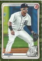 2020 Bowman Prospects Camo #BP-120 Isaac Paredes