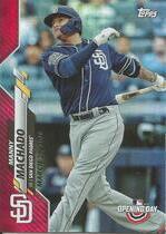 2020 Topps Opening Day Red Foil Target #200 Manny Machado