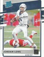 2020 Panini Chronicles Draft Picks Donruss Rated Rookies #7 Jordan Love