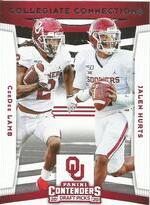 2020 Panini Contenders Draft Picks Collegiate Connections #2 Ceedee Lamb|Jalen Hurts