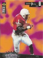 1996 Upper Deck Collectors Choice Crash The Game Silver #CG30 Lawrence Phillips