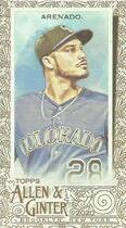 2020 Topps Allen & Ginter Mini Gold #130 Nolan Arenado