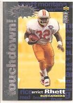1995 Upper Deck Collectors Choice Crash The Game Silver TD Redeem #C20 Errict Rhett