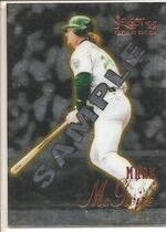 1995 Pinnacle Select Certified Samples #50 Mark McGwire